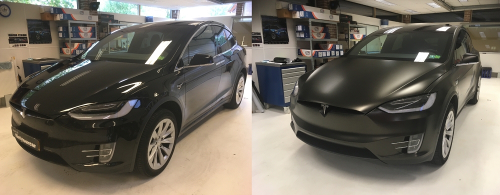 Tesla X wrap