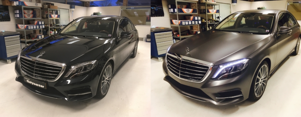 Mercedes S klasse wrap