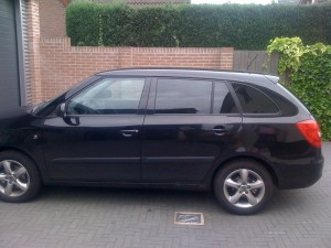 ramen-tinten Skoda Fabia