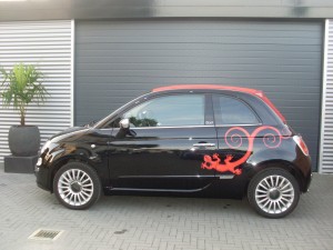 Car design Fiat 500 print