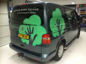 belettering-reclame Leliveld Boom Service