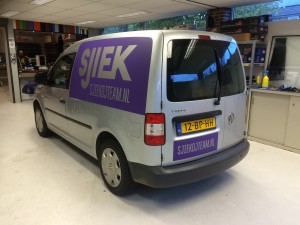 belettering Sjiek DJ Team